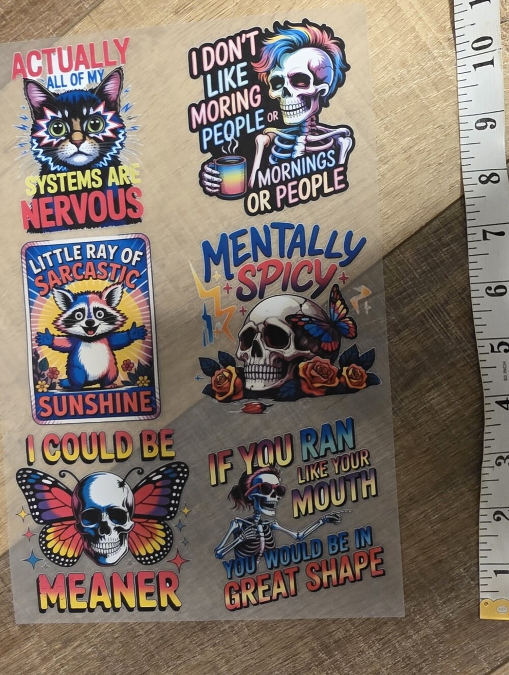 🎉3 For 20🎉 Heat Transfer Decals